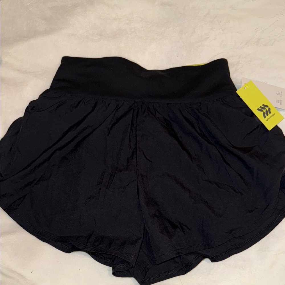 All in Motion Women's Black Athletic Shorts